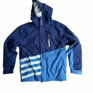 Billabong Youth XL Snow Jacket Blue Waterproof Insulated Hooded 10K